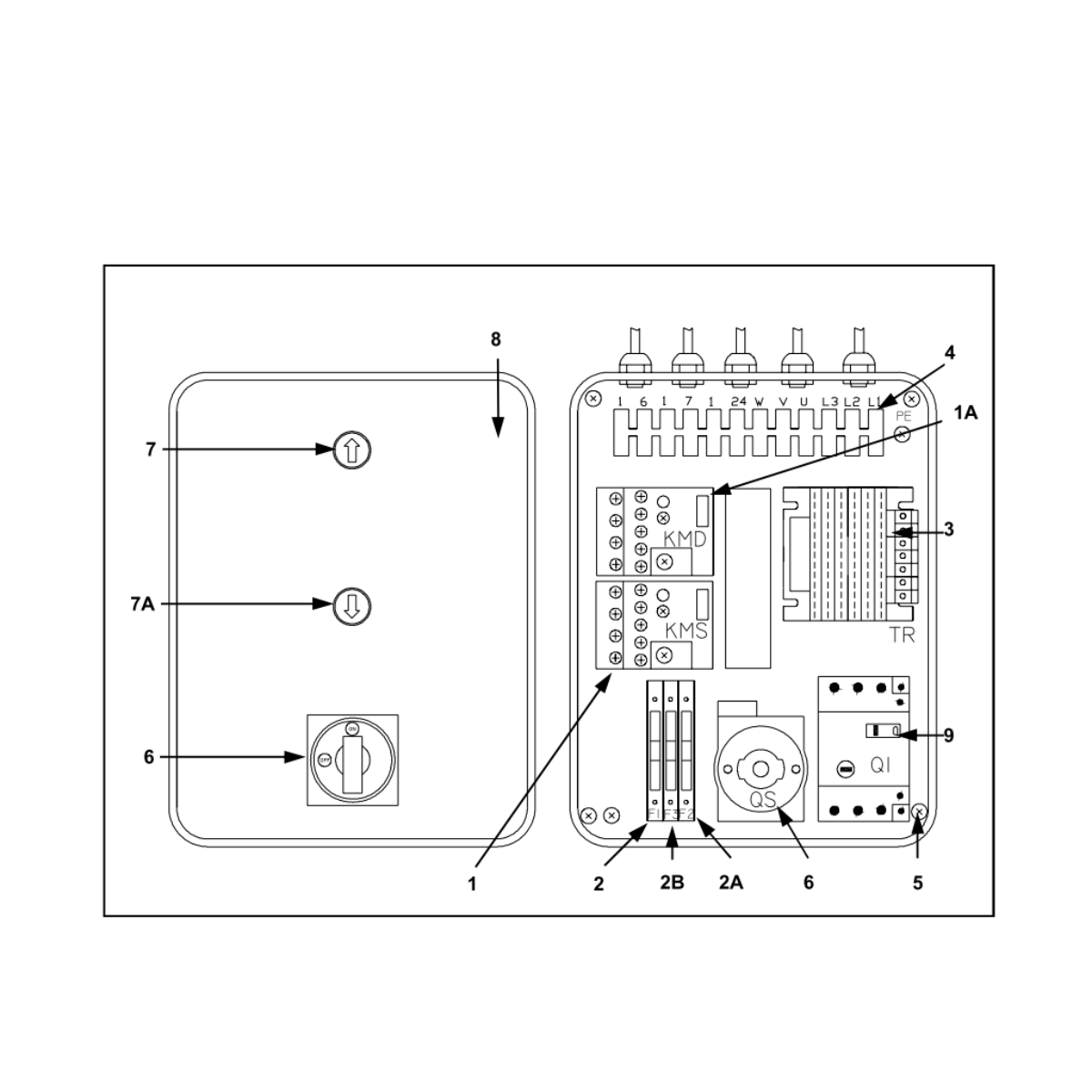 Exploded Drawing WEL 228BF control board