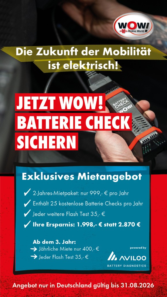 Angebot Batterie Check 2 Jahre Paket
