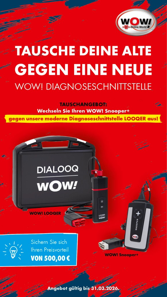 Tauschangebot WOW! Snooper+ gegen LOOQER