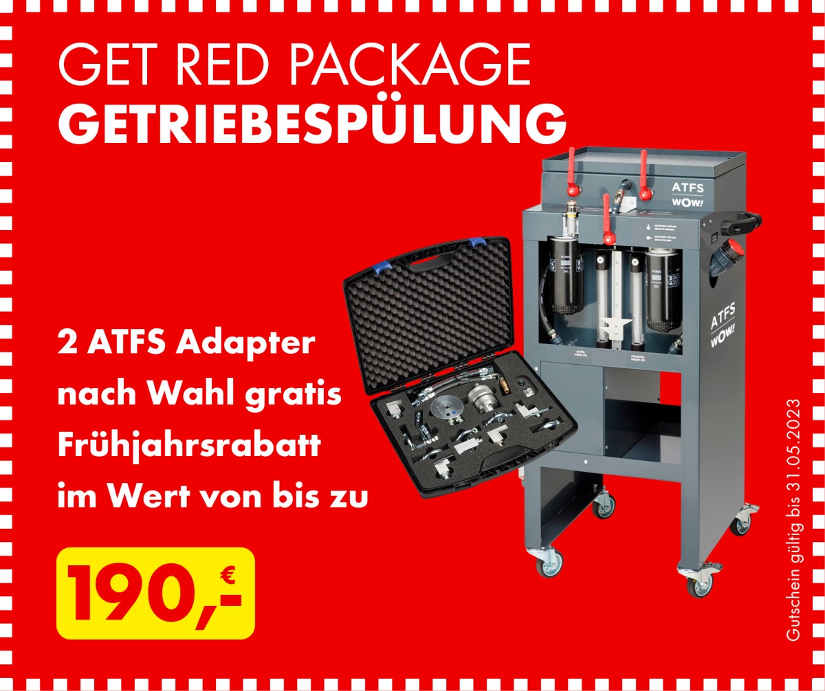 Get Red Package Getriebespülung