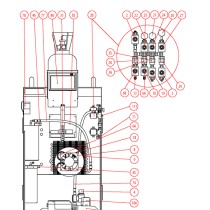Explosionszeichnung C40 Front