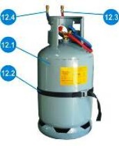 parts refrigerant cylinder